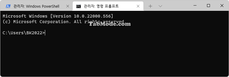 Windows 터미널(Windows Terminal)을 시작하는 방법