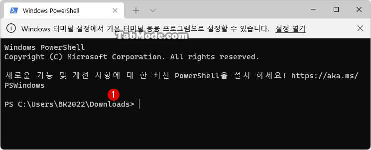 WWindows 11에서 Windows 터미널을 시작하는 방법